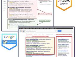 Настройка контекстной рекламы Яндекс и Гугл под ключ