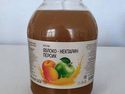 Нектар "Яблоко-нектарин-персик" 3л оптом