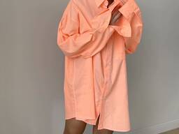 Неоновая рубашка в стиле оверсайз