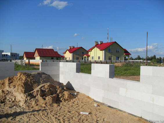 Несъемная опалубка марки "экоплекс" для возведения стен.