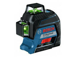 Нивелир лазерный линейный Bosch GLL 3-80 G в чем. (проекция: 3 плоскости 360°, до 120. ..