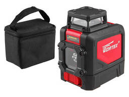 Нивелир лазерный линейный Wortex LL 0330 X в кор. (проекция: крест, 1 плоскость 360°. ..