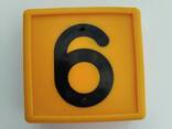 Номерной блок для ремней (от 0 до 9 желтый) КРС - фото 1