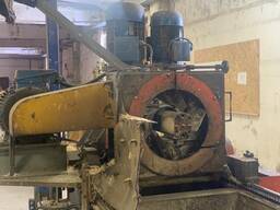 Оцилиндровочный станок ШЕРВУД ОФ-28Ц для обработки бревен в центрах в комплекте с чашкозар