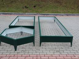 Оцинкованные грядки, урны, вазоны и кашпо