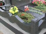 Ограда на кладбище из гранита установка под ключ в Щучине и районе - фото 3