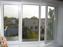 Окна и двери пвх. Балконные рамы. Рассрочка!