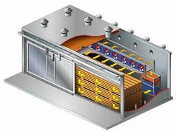 Определение холодных точек в сушилке древесины