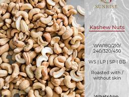 Орехи кешью WW180/WW240/WW320/обжаренный из Вьетнама
