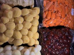 Овощи очищенные вакуумированные (картофель, лук, морковь, свекла, капуста шинкованная)