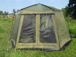 Шатер, тент палатка с москитной сеткой и шторками (430х430х235см), арт. Lanyu 1629 - фото 9