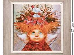 Панно керамическое «Ангел хранитель семейного гнездышка» 15х15 N7A2E4