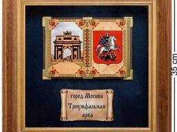 Панно «Москва Триумфальная арка» бол. 35х35 Gsx2r5