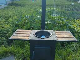 Печь для казана с зольником