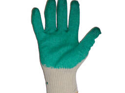 Перчатки х/б с латексным обливом