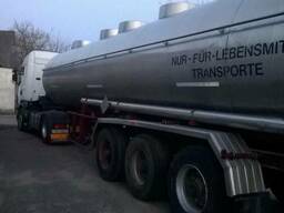 Перевозки жидких пищевых продуктов и коррозионных веществ