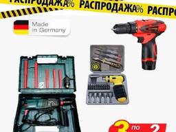 Перфоратор Shtenli 1120P (1120 Вт) со съемной головой + подарок набор инструментов