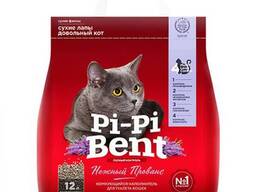 Pi-Pi Bent наполнитель для туалета кошек Нежный прованс