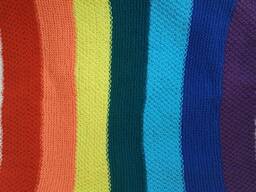 Плед вязаный для малышей