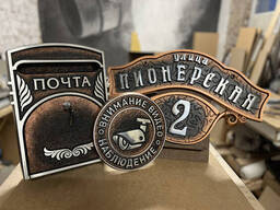 Чугунный почтовый ящик