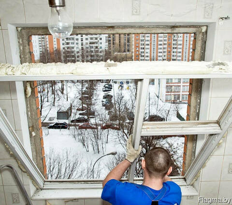 Демонтаж старых окон