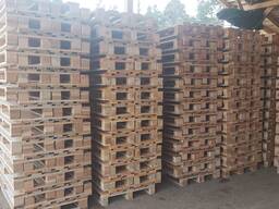 Поддоны деревянные 1200х800, осуществляем обеззараживание и маркируем поддоны.