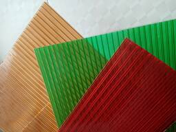 Поликарбонат для козырьков, навесов, теплиц 3, 4, 6, 8мм