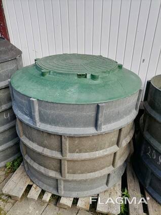 Полимерпесчаныйколодец,кольцаколодца,конус,люки