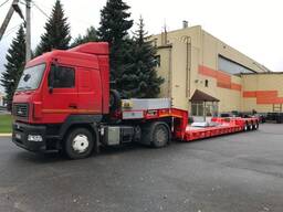 Полуприцеп низкорамный передний заезд трал SPECPRICEP 9942D3 (994293) отстегун