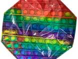 Поп ит (Pop It) большой "Восьмиугольник разноцветный" 20 х 20 - фото 1
