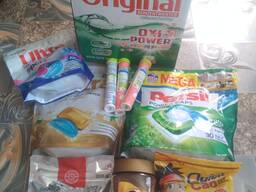 Порошок 8кг-106стирок и капсулы 66стирок все для стирки