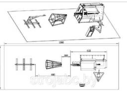 Правильно-гибочная автоматическая линия Grost ABL 4-12B для арматуры