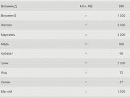 Премикс Пкр-2 для молодняка Крс в возрасте 76-400 дней