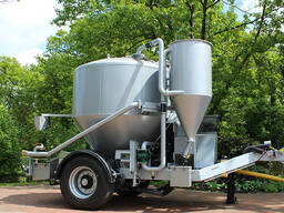 Прицепная установка для размола и приготовления комбикормов