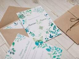 Приглашения свадебные