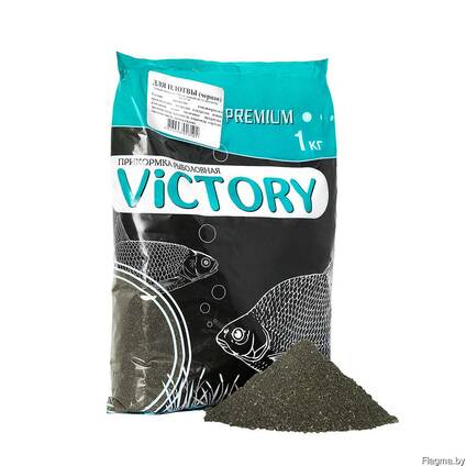 Прикормка рыболовная victory для плотвы (чёрная)
