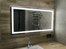 Зеркало с LED подсветкой, любого размера и дизайна.