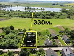 Продам дом с видом на озеро, 37км. от Минска