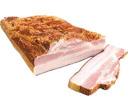 Продукт из свинины мясной копчено-вареный «Грудинка Барская»