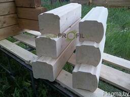Профилированный брус, лафет(полубрус)