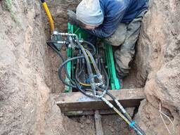 Прокол под дарогай без нарушения асфальтного покрытия