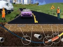 Прокол под дорогой (газ, вода, канализация, связь)