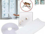 Противомоскитная сетка для окон с самоклеющейся крепежной лентой для окон 1,5 м х 1,5 м - фото 2