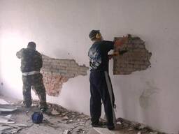 Работы по демонтажу штукатурки с гарантией в Гомеле