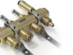 Коллектор для теплого пола на 10 выходов Rumet (серия 71E)