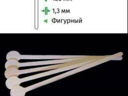 Размешиватель ФИГ(ВЕСЛО) 180мм/100шт, одноразовый деревянный