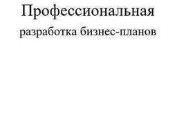 Разработка бизнес-планов. Бизнес-план и ТЭО.