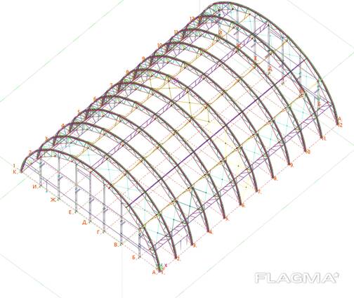 Разработка чертежей для изготовления металлических конструкций