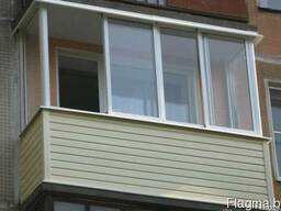 Ремонт и отделка балкона, снаружи, в Бресте