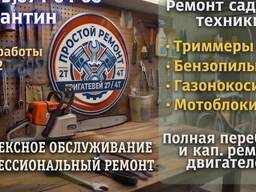 Ремонт Триммеров бензопил газонокосилок мотоблоков культиваторов Брест/Черни